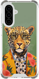 Casimoda Samsung Galaxy A26 shockproof hoesje - Luipaard hipster Groen