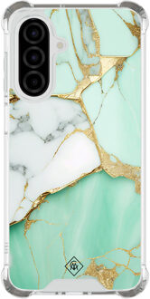 Casimoda Samsung Galaxy A26 shockproof hoesje - Marmer mintgroen