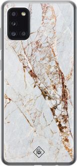 Casimoda Samsung Galaxy A31 siliconen hoesje - Marmer goud Goudkleurig