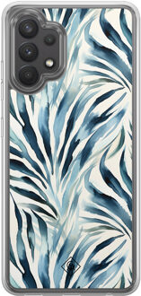 Casimoda Samsung Galaxy A32 4G hybride hoesje - Japandi waves Blauw