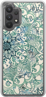 Casimoda Samsung Galaxy A32 4G hybride hoesje - Mandala blauw