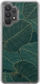 Casimoda Samsung Galaxy A32 4G hybride hoesje - Monstera leaves Groen