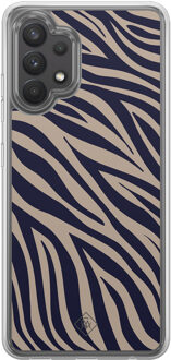 Casimoda Samsung Galaxy A32 4G hybride hoesje - Wavy twist Blauw