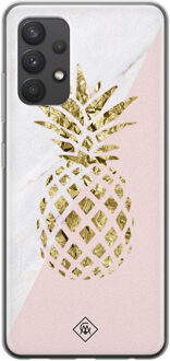 Casimoda Samsung Galaxy A32 4G siliconen hoesje - Ananas Roze