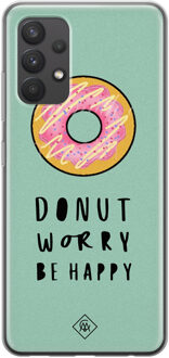 Casimoda Samsung Galaxy A32 4G siliconen hoesje - Donut worry Roze