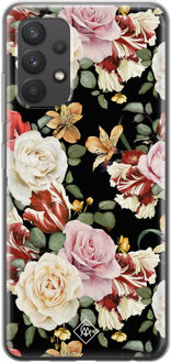 Casimoda Samsung Galaxy A32 4G siliconen hoesje - Flowerpower Multi