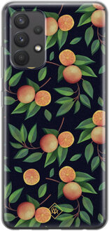 Casimoda Samsung Galaxy A32 4G siliconen hoesje - Orange lemonade Multi