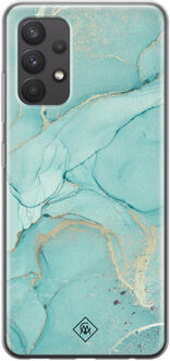 Casimoda Samsung Galaxy A32 4G siliconen hoesje - Touch of mint