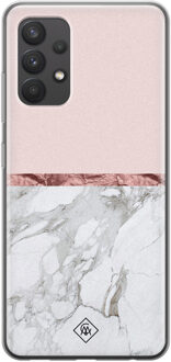 Casimoda Samsung Galaxy A32 4G siliconen telefoonhoesje - Rose all day Roze