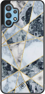Casimoda Samsung Galaxy A32 5G hoesje - Abstract marmer blauw