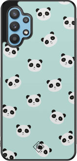 Casimoda Samsung Galaxy A32 5G hoesje - Panda print Mint