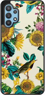 Casimoda Samsung Galaxy A32 5G hoesje - Sunflowers Geel