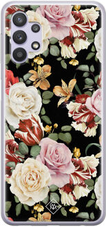 Casimoda Samsung Galaxy A32 5G siliconen hoesje - Flowerpower Multi
