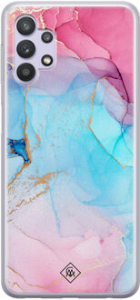 Casimoda Samsung Galaxy A32 5G siliconen hoesje - Marble colorbomb Multi
