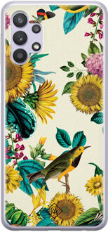 Casimoda Samsung Galaxy A32 5G siliconen hoesje - Sunflowers Geel