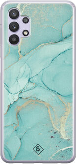 Casimoda Samsung Galaxy A32 5G siliconen hoesje - Touch of mint
