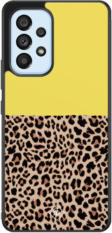 Casimoda Samsung Galaxy A33 hoesje - Abstract geel