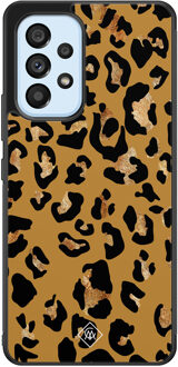 Casimoda Samsung Galaxy A33 hoesje - Jungle wildcat Geel