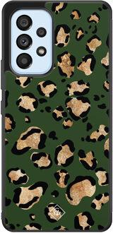 Casimoda Samsung Galaxy A33 hoesje - Luipaard groen