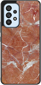 Casimoda Samsung Galaxy A33 hoesje - Marble sunkissed Rood
