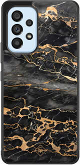 Casimoda Samsung Galaxy A33 hoesje - Marmer grijs brons Grijs/zilverkleurig