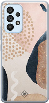 Casimoda Samsung Galaxy A33 siliconen hoesje - Abstract dots Multi