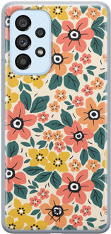 Casimoda Samsung Galaxy A33 siliconen hoesje - Blossom Multi