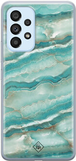 Casimoda Samsung Galaxy A33 siliconen hoesje - Mamer azuurblauw