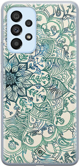 Casimoda Samsung Galaxy A33 siliconen hoesje - Mandala blauw