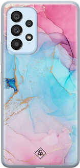 Casimoda Samsung Galaxy A33 siliconen hoesje - Marble colorbomb Multi