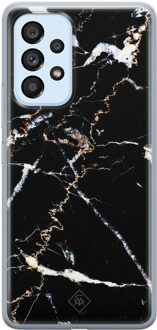 Casimoda Samsung Galaxy A33 siliconen hoesje - Marmer zwart