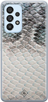 Casimoda Samsung Galaxy A33 siliconen hoesje - Oh my snake Blauw