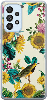 Casimoda Samsung Galaxy A33 siliconen hoesje - Sunflowers Geel