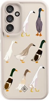 Casimoda Samsung Galaxy A34 beige case - Duck life Bruin/beige