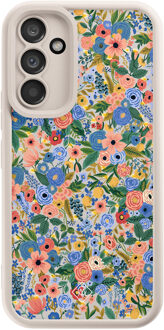 Casimoda Samsung Galaxy A34 beige case - Floral garden Multi