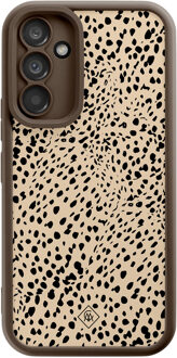 Casimoda Samsung Galaxy A34 bruine case - Spot on Bruin/beige