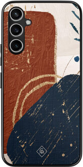 Casimoda Samsung Galaxy A34 hoesje - Abstract terracotta Multi