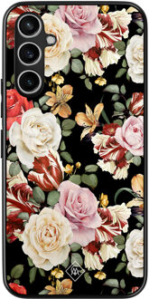 Casimoda Samsung Galaxy A34 hoesje - Flowerpower Multi