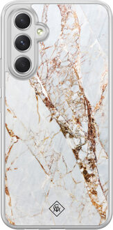 Casimoda Samsung Galaxy A34 hybride hoesje - Marmer goud Goudkleurig