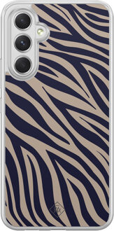 Casimoda Samsung Galaxy A34 hybride hoesje - Wavy twist Blauw