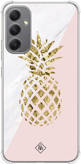 Casimoda Samsung Galaxy A34 shockproof hoesje - Ananas Roze