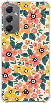 Casimoda Samsung Galaxy A34 shockproof hoesje - Blossom Multi