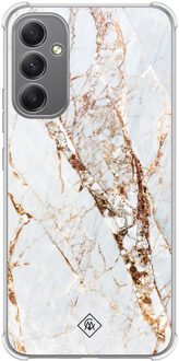 Casimoda Samsung Galaxy A34 shockproof hoesje - Marmer goud Goudkleurig