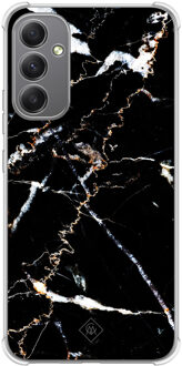 Casimoda Samsung Galaxy A34 shockproof hoesje - Marmer zwart