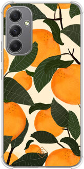 Casimoda Samsung Galaxy A34 shockproof hoesje - Orange garden