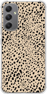 Casimoda Samsung Galaxy A34 shockproof hoesje - Spot on Bruin/beige