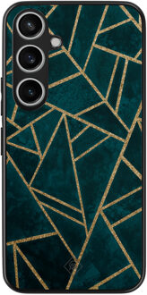 Casimoda Samsung Galaxy A35 hoesje - Blue shapes Blauw