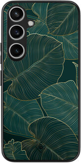 Casimoda Samsung Galaxy A35 hoesje - Monstera leaves Groen