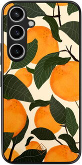 Casimoda Samsung Galaxy A35 hoesje - Orange garden Groen