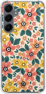 Casimoda Samsung Galaxy A35 shockproof hoesje - Blossom Multi